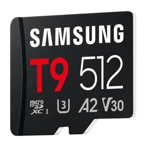 Карта пам'яті Samsung 512GB microSDXC class 10 UHS-I U3 V30 A2 T9 (MB-MH512T/WW)