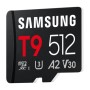 Карта пам'яті Samsung 512GB microSDXC class 10 UHS-I U3 V30 A2 T9 (MB-MH512T/WW)
