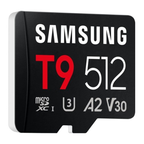Карта пам'яті Samsung 512GB microSDXC class 10 UHS-I U3 V30 A2 T9 (MB-MH512T/WW)