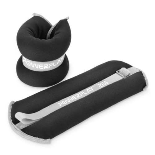 Обважнювач PowerPlay PP-4349 Ankle/Wrist Weights 2 х 2 шт Чорні (PP_4349_Black_2)