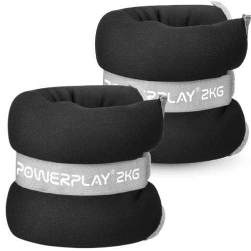 Обважнювач PowerPlay PP-4349 Ankle/Wrist Weights 2 х 2 шт Чорні (PP_4349_Black_2)