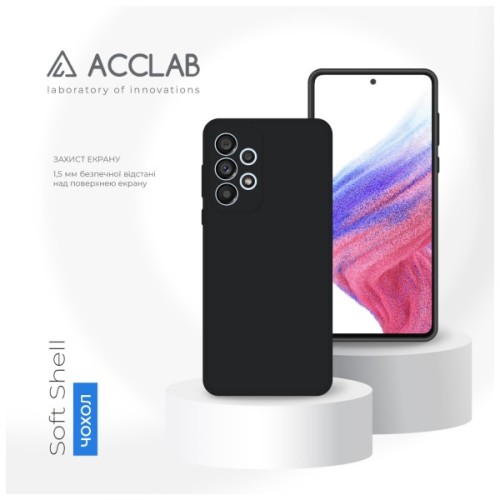 Чохол до мобільного телефона ACCLAB SoftShell Samsung Galaxy A53 5G Black (1283126552960)