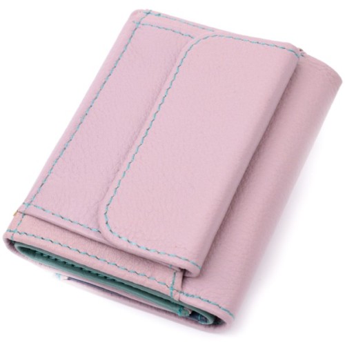 Гаманець ST Leather З натуральної шкіри Бежевий (19503)