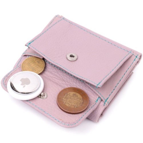 Гаманець ST Leather З натуральної шкіри Бежевий (19503)