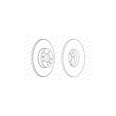 Гальмівний диск FERODO DDF1602