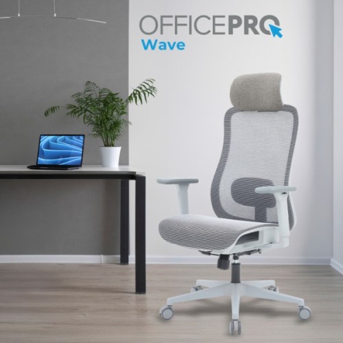 Офісне крісло OfficePro Wave OC670-G-G-G (OC670-G-G-G)