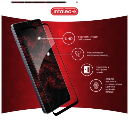 Скло захисне Intaleo Full Glue Realme Note 60 Black (1283126608995)