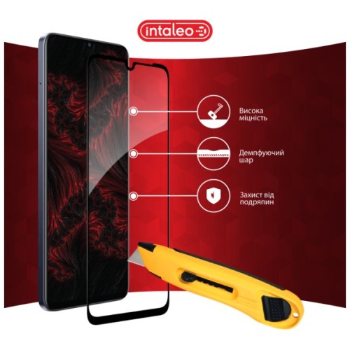 Скло захисне Intaleo Full Glue Realme Note 60 Black (1283126608995)