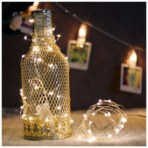 Гірлянда ColorWay Струна LED 50 5 м теплий колір 3 AA Battery (CW-G-50L5NB)