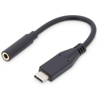 Перехідник USB-C M to 3.5mm F 0.2m Digitus (AK-300321-002-S)