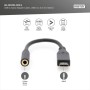 Перехідник USB-C M to 3.5mm F 0.2m Digitus (AK-300321-002-S)