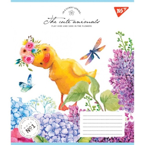 Зошит Yes Sunny spring 18 аркушів клітинка (766975)