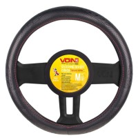 Чохол на руль VITOL M чорн (VLOD-L941 BK/RD M)