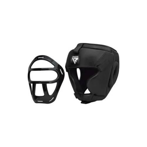 Боксерський шолом RDX T1 Grill Full Black XL (HGR-T1FB-XL)