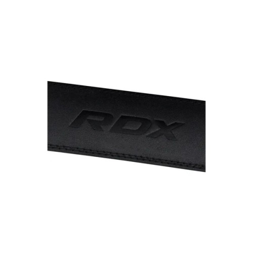 Атлетичний пояс RDX 4 шкіряний Full Black XL (WBS-4FB-XL)