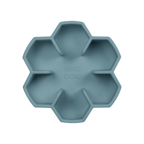 Універсальний посуд для тварин WAUDOG Silicone миска для повільного харчування 750 мл сіра (235411)