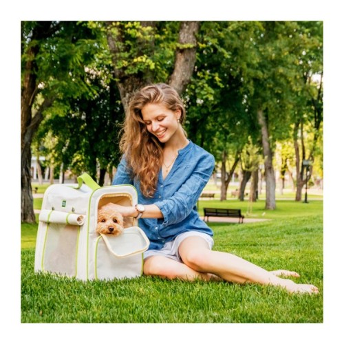 Переноска для тварин WAUDOG Relax Eco 42х34х27 см для котів та дрібних порід собак до 8 кг (9986)