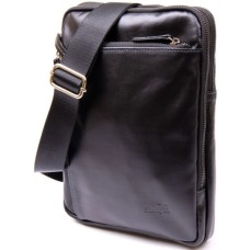 Сумка Shvigel З натуральної шкіри Чорна (11281)