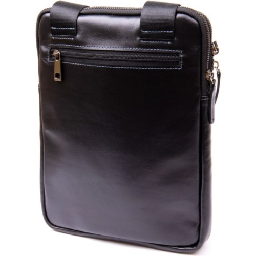 Сумка Shvigel З натуральної шкіри Чорна (11281)