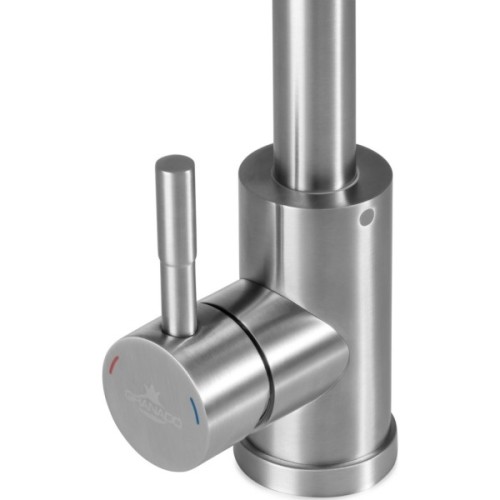 Мийка кухонна GRANADO комплект VALENCIA black shine_чаша ліворуч (ksg0701L)