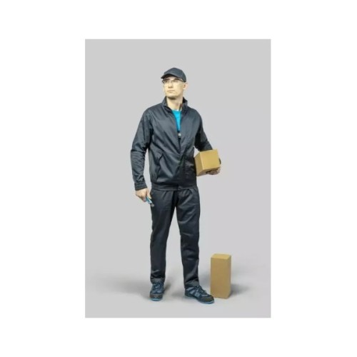 Куртка робоча Hoegert FABIAN HT5K304-2XL 65% поліестер/35% бавовна темно-синя, 2XL (56) (HT5K304-2XL)