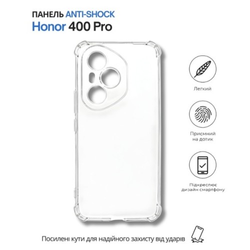 Чохол до мобільного телефона BeCover Anti-Shock Honor 400 Pro Clear (714712)