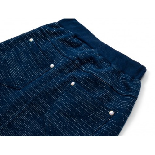 Спідниця дитяча Breeze з люрексом (15324-152G-blue)