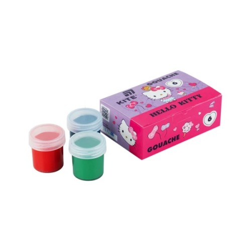 Гуашеві фарби Kite Hello Kitty, 6 кольорів 20 мл (HK26-062)