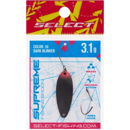 Блешня Select Supreme 3.1g 34mm 20 Dark Blinker (1870.80.78)