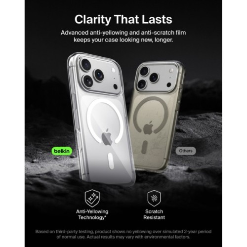 Чохол до мобільного телефона Belkin Magnetic Protective Clear iPhone 17 Pro (MSA031HQCL)