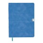 Тижневик Buromax недатований VELOUR, A5, блакитний, штуч.шкіра, 336 сторінок (BM.20770-14)