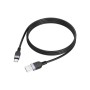 Дата кабель USB 2.0 AM to USB-C 1.0m silicone X109 Energy black HOCO (6942007636247)