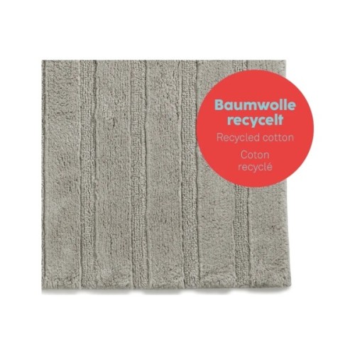 Килимок для ванної Kela Megan, сріблясто-сірий, 120х70х1.6 см (23587) (00000027715)