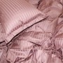 Постільна білизна MirSon SatinStripe 30-0006DarkBrown 175х210 Двоспальний (2200005249451)