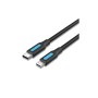 Дата кабель USB-C to Micro 5P 1.5m 2A black Vention (COVBG)