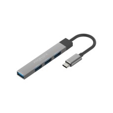 Концентратор Promate USB-C 4-in-1 порти Promate litehub-4.grey (litehub-4.grey)