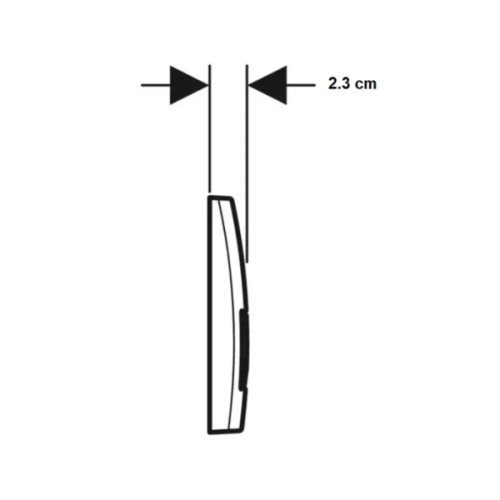 Панель змиву Geberit Delta50 білий (115.119.11.1)