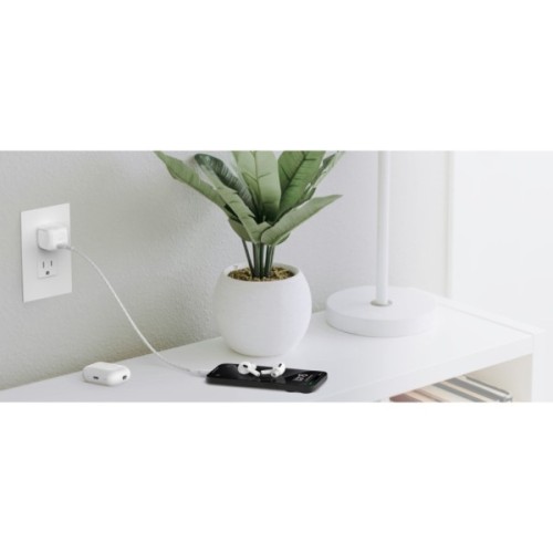 Зарядний пристрій Belkin USB-C PD30W PPS + cable USB-C to USB-C 1.0m PVC white (WCA008KQ1MWH-B6)