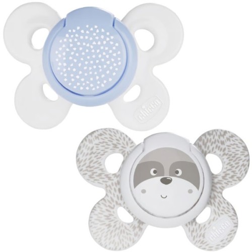 Пустушка Chicco Physio Comfort силіконова від 2 до 6 місяців 2шт. (блакитна) (74931.21.00)