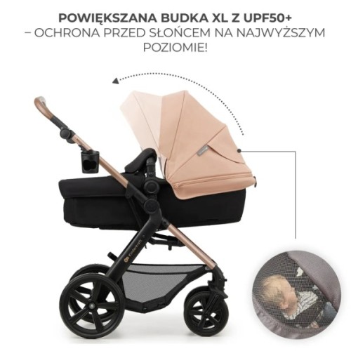 Коляска Kinderkraft 3 в 1 Moov 2 Sand Beige (KSMOOV02BEGEV00) (5902533925803)