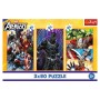 Пазл Trefl The Avengers Дні наповнені діями 3x80 (5900511348835)