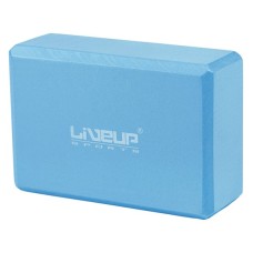 Блок для йоги LiveUp EVA Brick Уні 22,9 x 15,2 x 7,6см Синій (LS3233A-b)