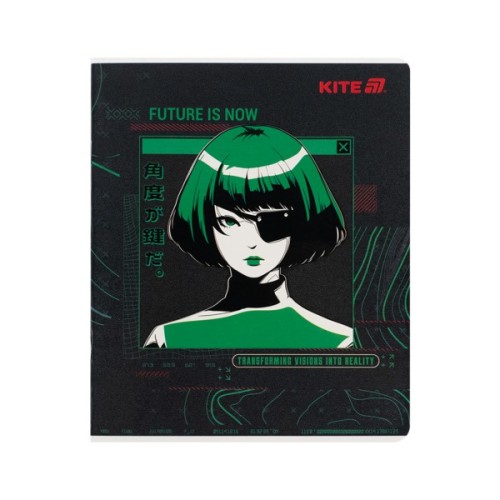 Зошит Kite Anime, 24 аркуші, клітинка (K25-238-1)