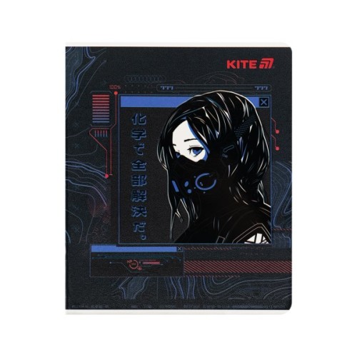 Зошит Kite Anime, 24 аркуші, клітинка (K25-238-1)