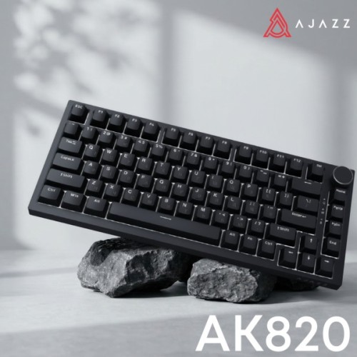 Клавіатура Ajazz AK820 Red Switch USB-C UA Black (AK820-R-B)