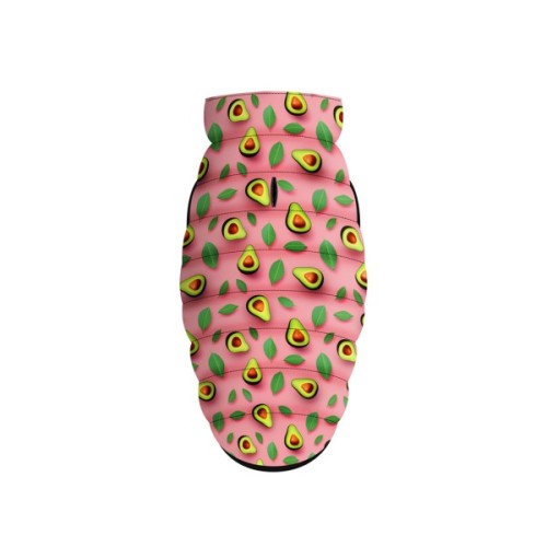 Курточка для тварин WAUDOG Clothes Авокадо на рожевому M 40 (407-4051)