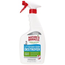 Спрей для тварин 8in1 Nature's Miracle для усунення запахів котячого туалету 709 мл (18065055521)
