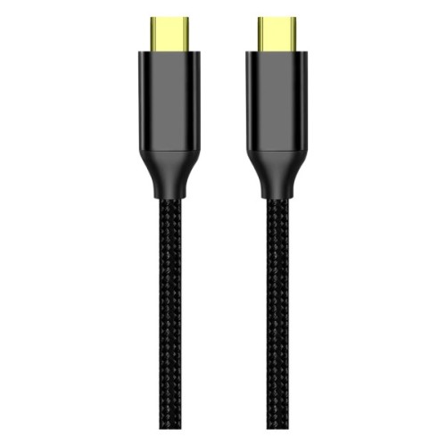 Дата кабель USB-C to USB-C 1.0m USB3.2 (20Gbps 4K PD100W) Gen2 5А black ColorWay (CW-CBPDCC062-BK)