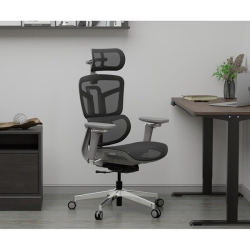 Офісне крісло Mealux S4 Air Grey (HF-S4 M/G)