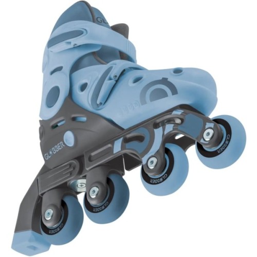 Роликові ковзани Globber 2в1 сіро-сині р.30-33, до 60кг, 5+ (783-200)